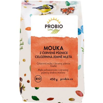 PROBIO Mouka z červené pšenice celozrnná BIO 450 g – Zboží Dáma