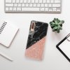 Pouzdro a kryt na mobilní telefon Samsung iSaprio Rose and Black Marble Samsung Galaxy A7 2018