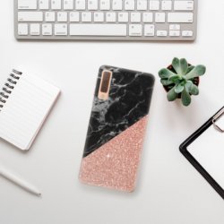 iSaprio Rose and Black Marble Samsung Galaxy A7 2018