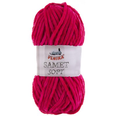 VLNIKA Příze Samet Soft Varianta: 236 malinová – Zboží Mobilmania
