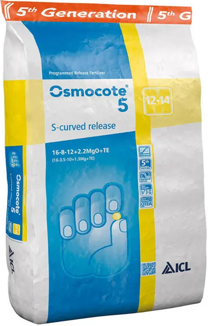 ICL Osmocote 5 12-14M 16-8-12+2,2MgO+Te 25 kg