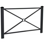 Procity Zábradlí Pagode 1580 mm černá RAL9005