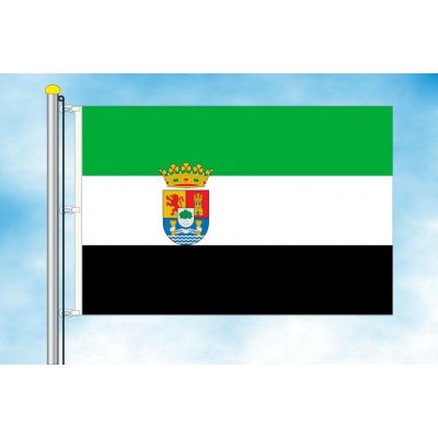 LIBEA, s.r.o. E×tremadura vlajka Rozměr: 100×150 cm, Uchycení: Karabiny na stožár – Hledejceny.cz