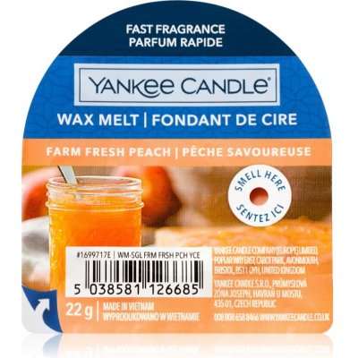 Yankee Candle Farm Fresh Peach Vosk do aromalampy 22 g – Zbozi.Blesk.cz