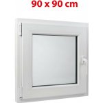 Bravo Plastové okno UNI OS1 90X90 L, bílé – Hledejceny.cz