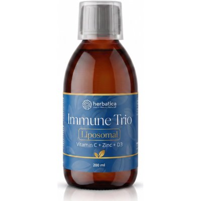 Lipozomální Trio Imunita Vitamín C + Zinek + D3 200 ml – Hledejceny.cz
