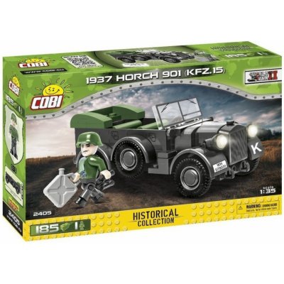 COBI 2405 World War II Německé terénní vozidlo 1937 HORCH 901 KFZ.15 – Zbozi.Blesk.cz