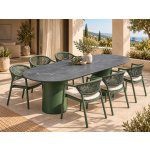 Hartman Valencia & Taragona duck green stůl 220 × 100 cm + 6 křesel – Hledejceny.cz