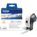 Brother 17mm x 54mm, bílá, 400 etiket, DK11204 – Zboží Dáma