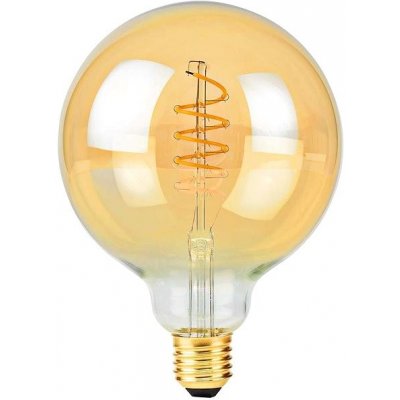 Nedis LED žárovka, E27, G125, 3,8 W, 250 lm, 2100, retro – Zboží Mobilmania