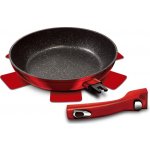 BerlingerHaus Pánev s odnímatelnou rukojetí Burgundy Metallic Line 24 cm – Sleviste.cz