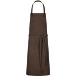 Exner Dlouhá pracovní zástěra s laclem EX198 Toffee Washed 75 x 100 cm – Hledejceny.cz