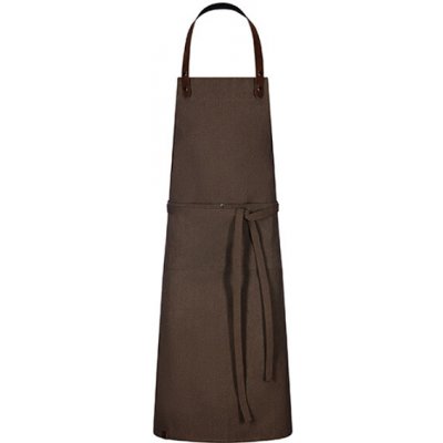 Exner Dlouhá pracovní zástěra s laclem EX198 Toffee Washed 75 x 100 cm – Hledejceny.cz
