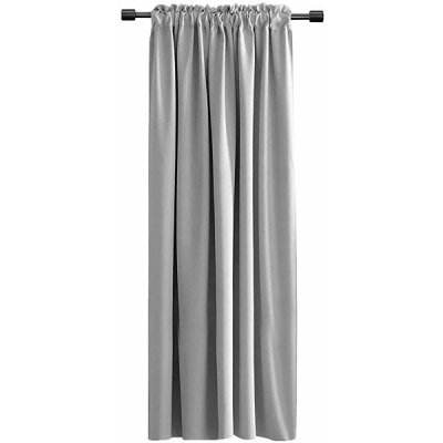 Mybesthome Shary Blackout Zatemňovací závěs s řasící páskou, 135 × 270 cm, šedý, 1 ks – Hledejceny.cz