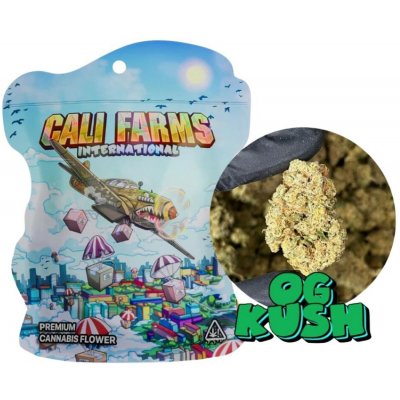 Califarms THC X květy OG KUSH CBD 16,44% THC 0,08% 10 g – Sleviste.cz
