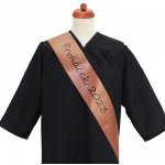 Šerpa pro předškoláky zlatorůžová - saténová – Sleviste.cz