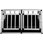 vidaXL Klec pro psy s dvěma dvířky 89 x 69 x 50 cm – Zboží Dáma