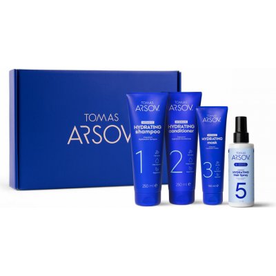 Tomas Arsov INTENSIVE HYDRATING Šampon 250 ml + Kondicionér 250 ml + Maska 150 ml + Vlasové sérum 150 ml dárková sada – Zboží Dáma