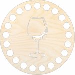 Woody Crafts Podtácek 10 cm, kruh typ 25 – Hledejceny.cz