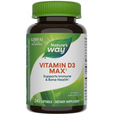 Natures Way Vitamin D3 Max 240 kapslí – Hledejceny.cz