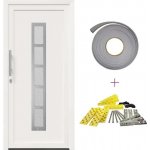 OMAXI Přední dveře Bílá 108 x 208 cm PVC 786917 – Hledejceny.cz