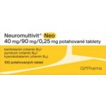 NEUROMULTIVIT NEO 40MG/90MG/0,25MG TBL FLM 100 – Hledejceny.cz