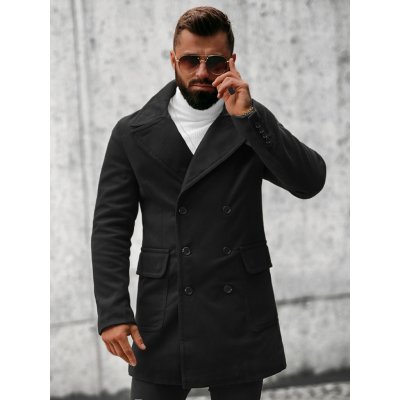 Ozonee pánský crombie coat Bokkiq černá – Zbozi.Blesk.cz