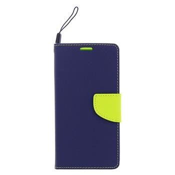 Pouzdro Fancy Diary Book Huawei P8/P9 Lite 2017 Navy/Lime