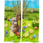 IMPAR Závěsy Králíček u vrby (Rozměr : 140x250, Materiál: Interlock) – Hledejceny.cz