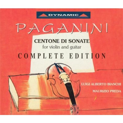 PAGANINI Centone Di Sonate for Violin & Guitar - COMPLETE EDITION CD – Zboží Mobilmania