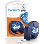 Páska DYMO LetraTag, černý tisk, 12mm (59422) bílá pvc, 4m – Zboží Živě