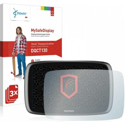 Ochranné fólie 3x Vikuiti MySafeDisplay Screen Protector TomTom GO 610 – Sleviste.cz