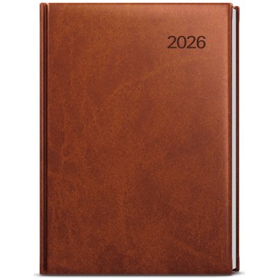 Baloušek David Vivella A5 Denní 2026 hnědá – Hledejceny.cz