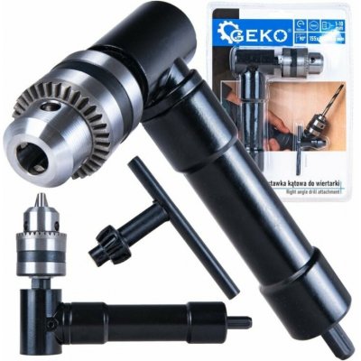 Úhlový nástavec 90° na vrtačku, sklíčidlo 1–10 mm - GEKO G00554 – Zboží Mobilmania