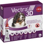 Vectra 3D Spot-On XL pro psy nad 40 kg 3 x 8 ml – Zboží Mobilmania