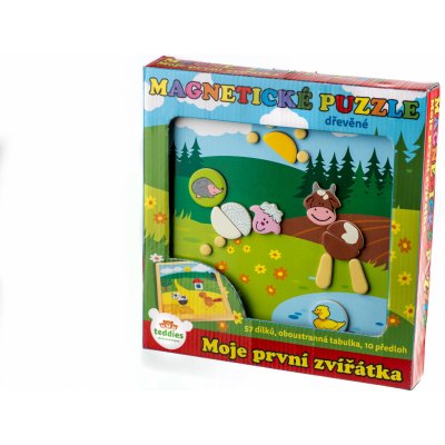 Teddies Magnetické Moje první zvířátka 57 dílků – Zbozi.Blesk.cz