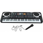 Kruzzel Elektronické klávesy s mikrofonem – 61 kláves – Zboží Dáma