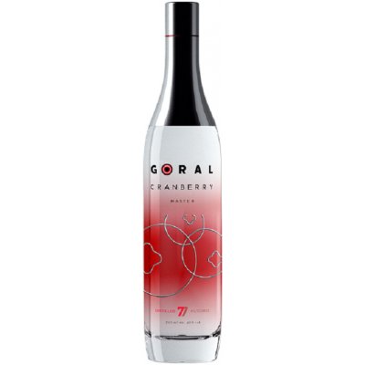 Goral Vodka Master Cranberry 40% 0,7 l (holá láhev)