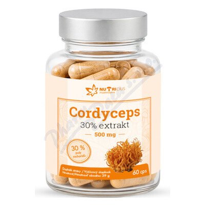 Cordyceps 30% extrakt 500mg 60 kapslí – Hledejceny.cz