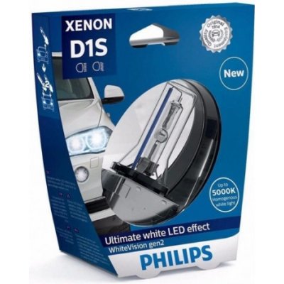 PHILIPS WHITEVISION XENONOVÁ VÝBOJKA D1S 35W 85415WHV2S1 – Zbozi.Blesk.cz
