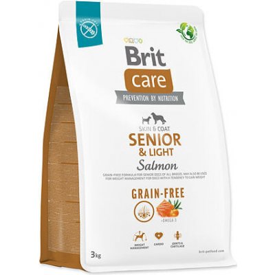 Brit Care Grain-free Senior & Light Salmon 3 kg