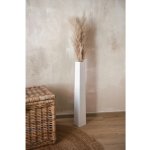 Elegantní váza OBELISK, sklolaminát, výška 80 cm, bílá – Hledejceny.cz