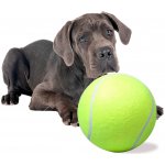 KIK Hračka pro psy obří tenisový míček XXL 24 cm zelený – Zboží Dáma