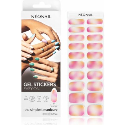 NeoNail Easy On Gel Stickers nálepky na nehty odstín M14 20 ks – Sleviste.cz