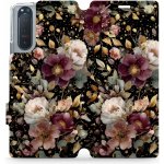 Mobiwear - Sony Xperia 5 II - V169S Zlatavé kvítky – Sleviste.cz