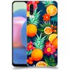 Pouzdro a kryt na mobilní telefon Samsung Pouzdro ACOVER Samsung Galaxy A30s A307F s motivem Summer Fruits