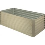 Blumfeldt High Grow Straight vyvýšený záhon 180 x 60 x 90 cm 970 l ocel pozinkovaná béžový GDMB4-Highgrow-St-BG – HobbyKompas.cz