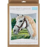 Sada na vyšívání Polštář GCS153 Bílý kůň – Sleviste.cz