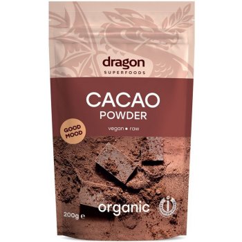 Dragon Superfoods Kakao nepražené prášek BIO RAW 200 g