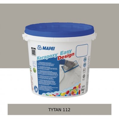 Mapei Kerapoxy Easy Design 3 kg středně šedá – Zboží Mobilmania
